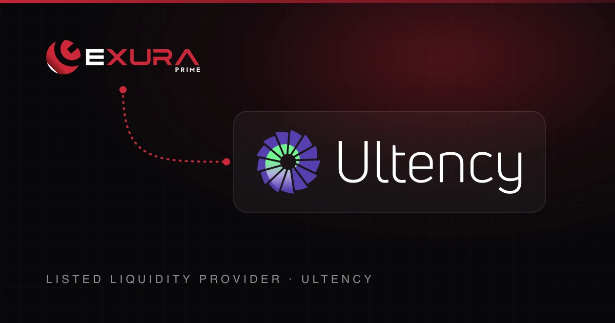 Exura Prime référencée comme fournisseur de liquidité dans Ultency, le hub de liquidité natif de MetaQuotes pour MetaTrader 5